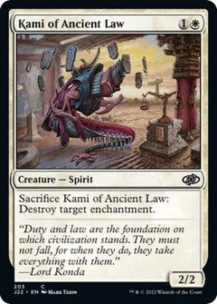 Kami of Ancient Law [Jumpstart 2022]-1