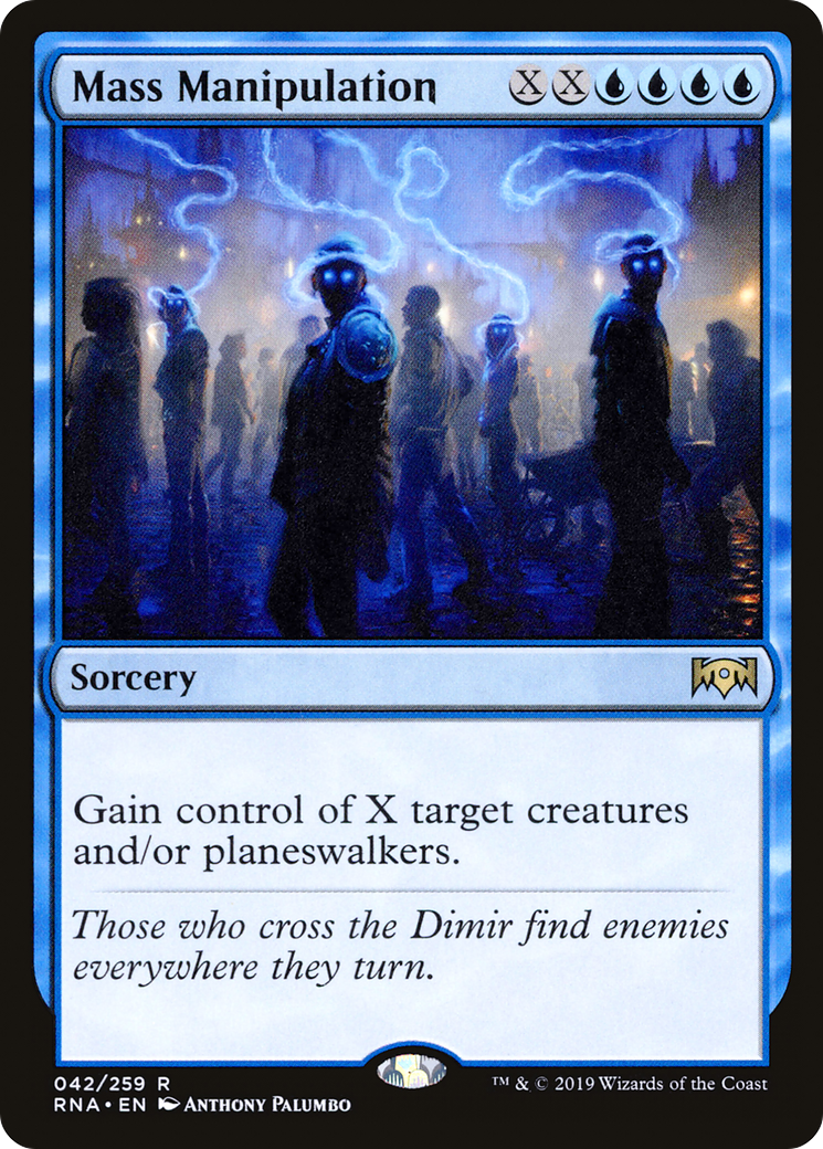 Mass Manipulation [Ravnica Allegiance]-1