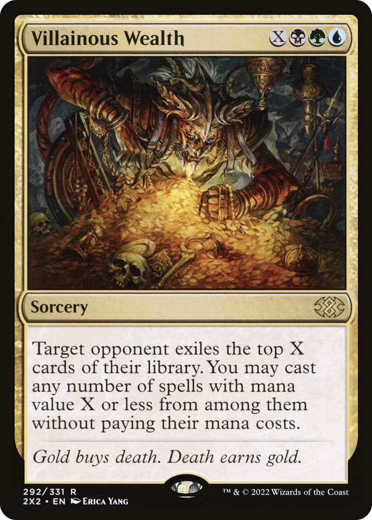Villainous Wealth (2X2-292) - Double Masters 2022 Foil-1