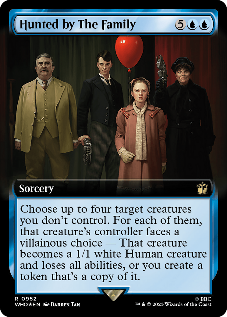 Hunted by The Family (Extended Art) (Surge Foil) [Doctor Who]-1