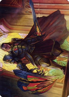 Benalish Sleeper // Benalish Sleeper (ADMU-004) - Dominaria United Art Series (Borderless)-3