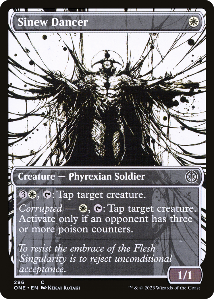 Sinew Dancer (Showcase Ichor) [Phyrexia: All Will Be One]-1