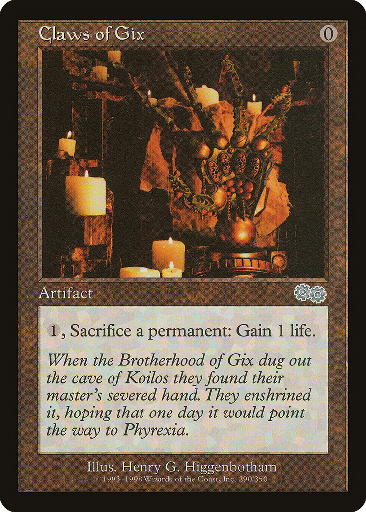 Claws of Gix [Urza's Saga]-1