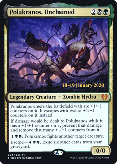 Polukranos, Unchained [Theros Beyond Death Prerelease Promos]-1
