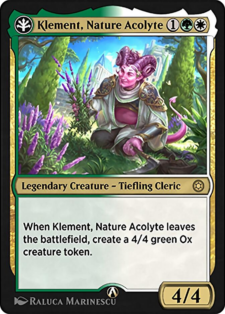 Klement, Nature Acolyte (HBG-01G) - Alchemy Horizons: Baldur's Gate-1