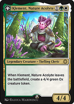 Klement, Nature Acolyte (HBG-01G) - Alchemy Horizons: Baldur's Gate-1