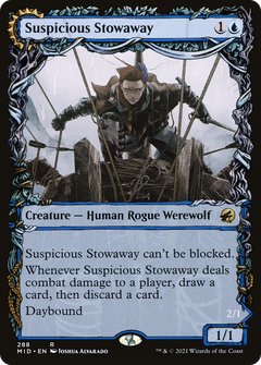 Suspicious Stowaway // Seafaring Werewolf (Showcase Equinox) [Innistrad: Midnight Hunt]-3