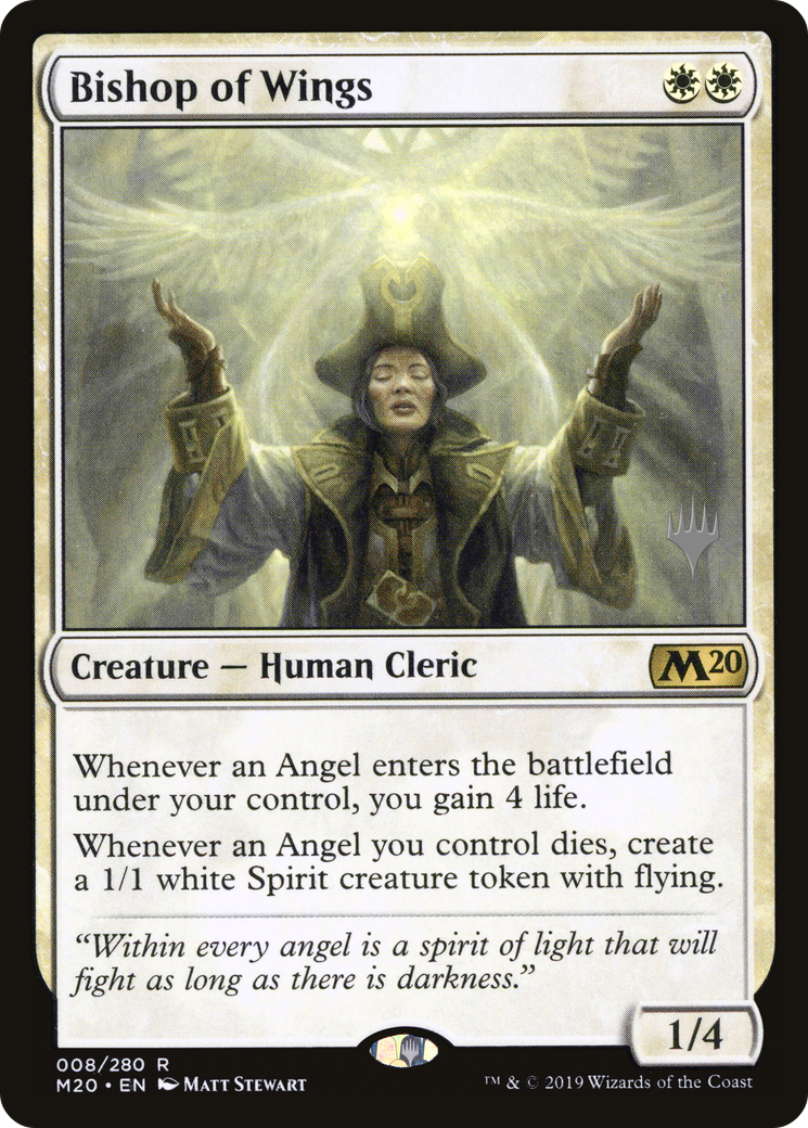 Bishop of Wings (Promo Pack) [Core Set 2020 Promos]-1
