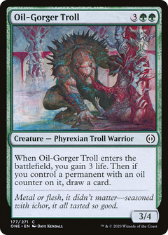Oil-Gorger Troll [Phyrexia: All Will Be One]-1