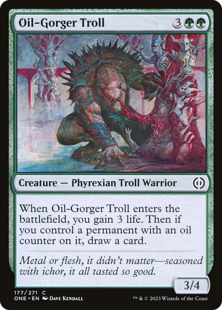 Oil-Gorger Troll [Phyrexia: All Will Be One]-1