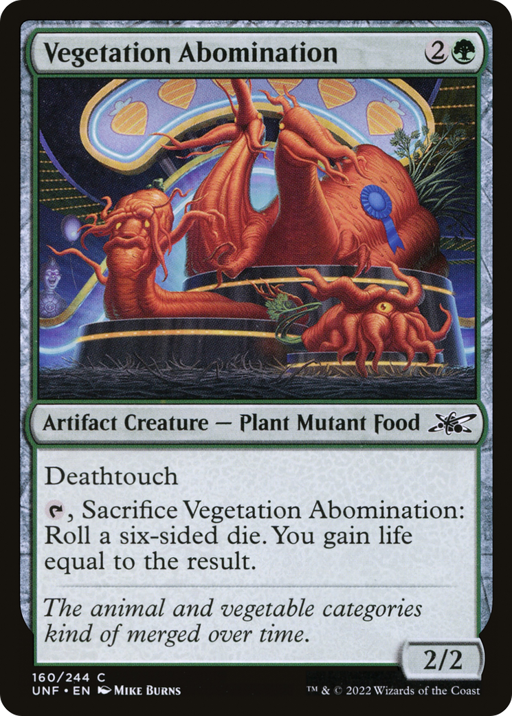 Vegetation Abomination (UNF-160) - Unfinity Foil-1