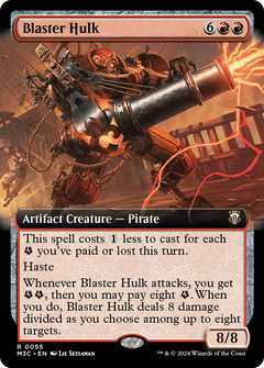 Blaster Hulk (Extended Art) [Modern Horizons 3 Commander]-1