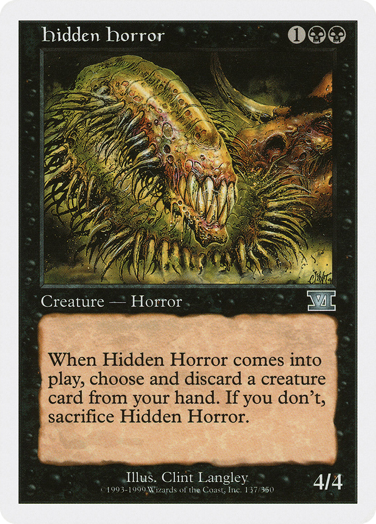 Hidden Horror [Classic Sixth Edition]-1
