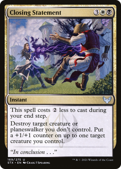 Closing Statement [Strixhaven: School of Mages]-1