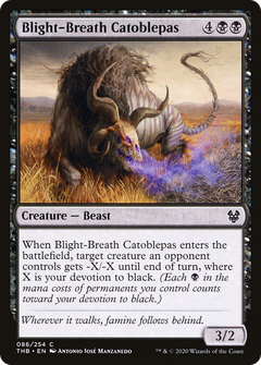 Blight-Breath Catoblepas [Theros Beyond Death]-1