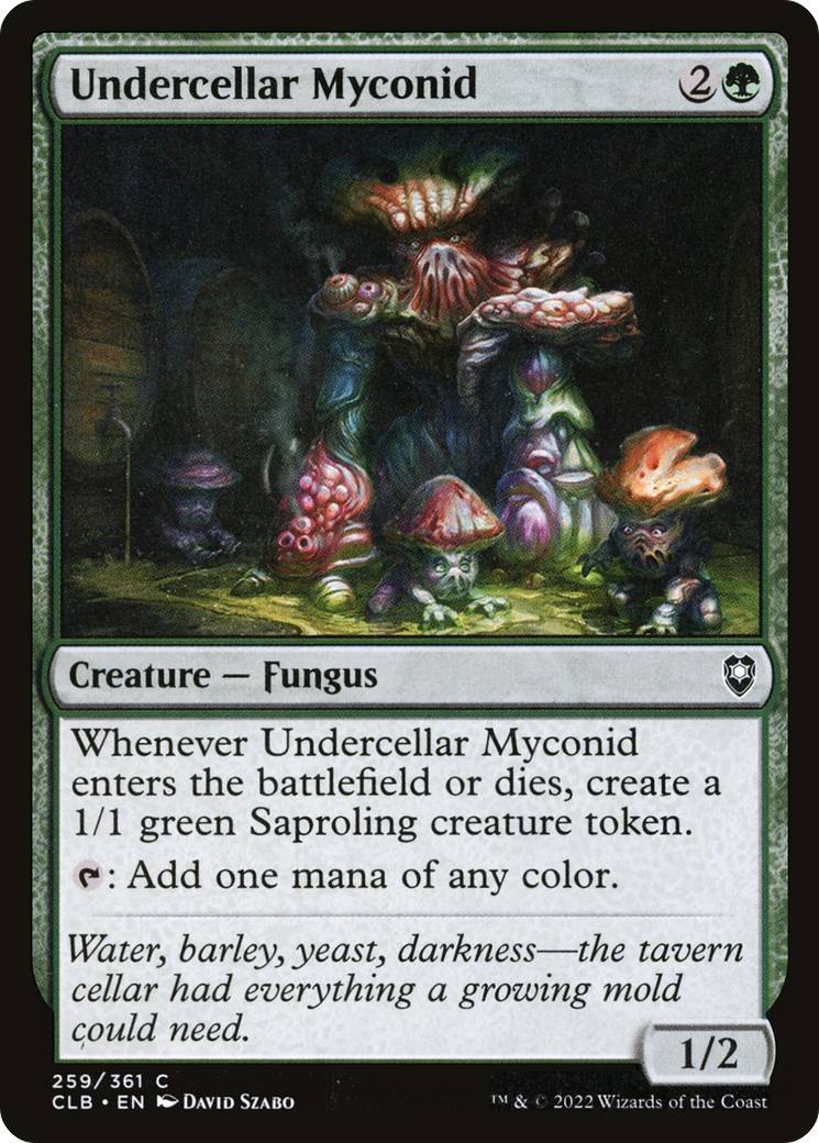 Undercellar Myconid (CLB-259) - Commander Legends: Battle for Baldur's Gate-1