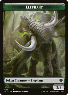 Elephant (TSCD-020) - Starter Commander Deck Tokens Foil-1