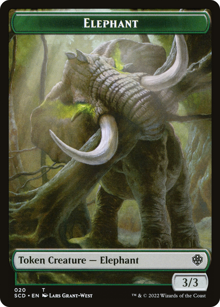 Elephant (TSCD-020) - Starter Commander Deck Tokens-1