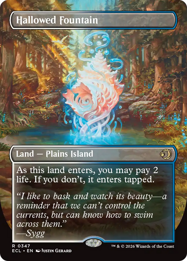 Hallowed Fountain (Borderless) [Lorwyn Eclipsed]-1
