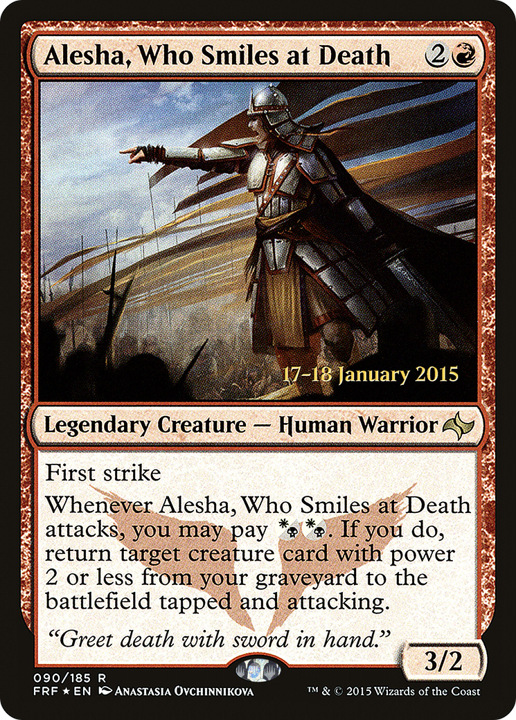 Alesha, Who Smiles at Death [Fate Reforged Prerelease Promos]-1