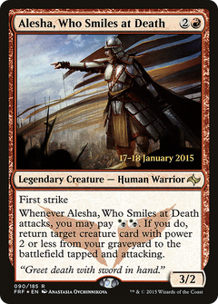 Alesha, Who Smiles at Death [Fate Reforged Prerelease Promos]-1