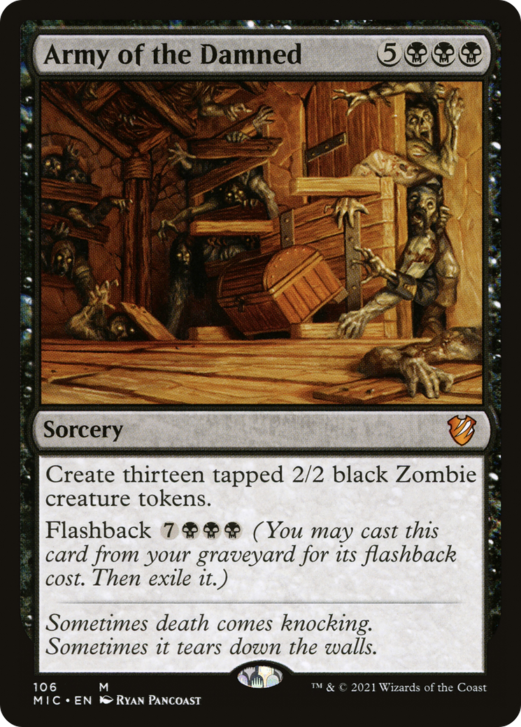 Army of the Damned [Innistrad: Midnight Hunt Commander]-1