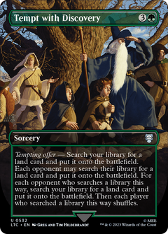 Tempt with Discovery (Borderless) [The Lord of the Rings: Tales of Middle-Earth Commander]-1