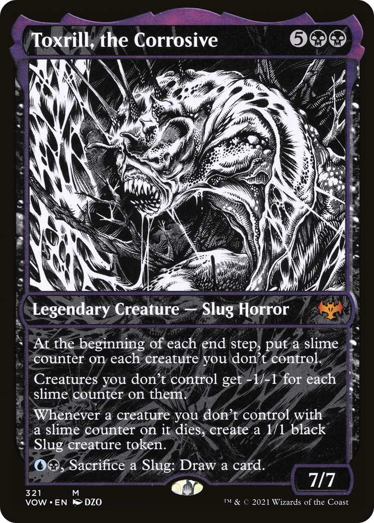 Toxrill, the Corrosive (Showcase) (VOW-321) - Innistrad: Crimson Vow: (Showcase)-1