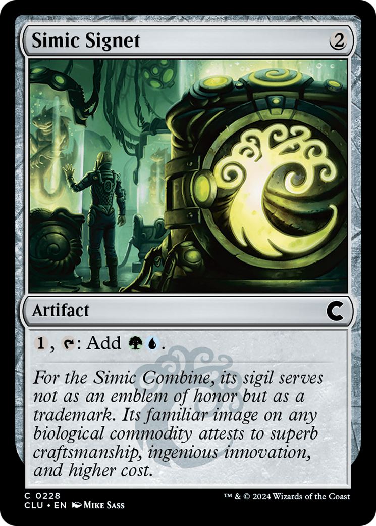 Simic Signet [Ravnica: Clue Edition]-1