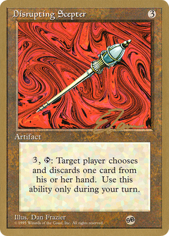 Disrupting Scepter (Eric Tam) (SB) [Pro Tour Collector Set]-1