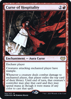 Curse of Hospitality [Innistrad: Crimson Vow Prerelease Promos]-1