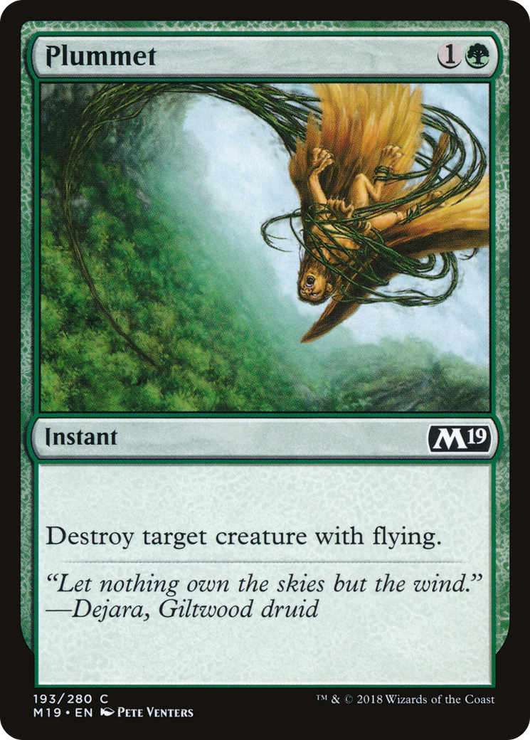 Plummet [Core Set 2019]-1