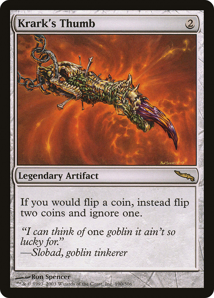 Krark's Thumb [Mirrodin]-1