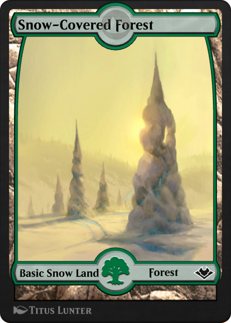 Snow-Covered Forest (PANA-261) - MTG Arena Promos: (Full Art)-1