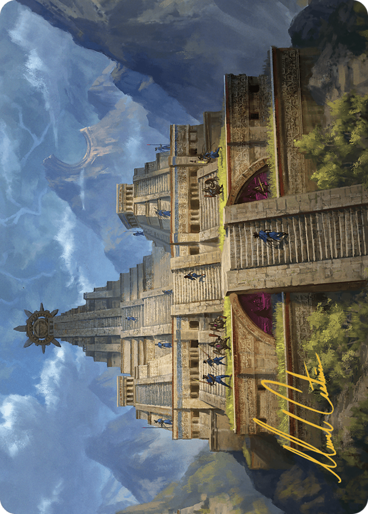 Barracks of the Thousand // Barracks of the Thousand (ALCI-006) - The Lost Caverns of Ixalan Art Series (Borderless) Foil-1