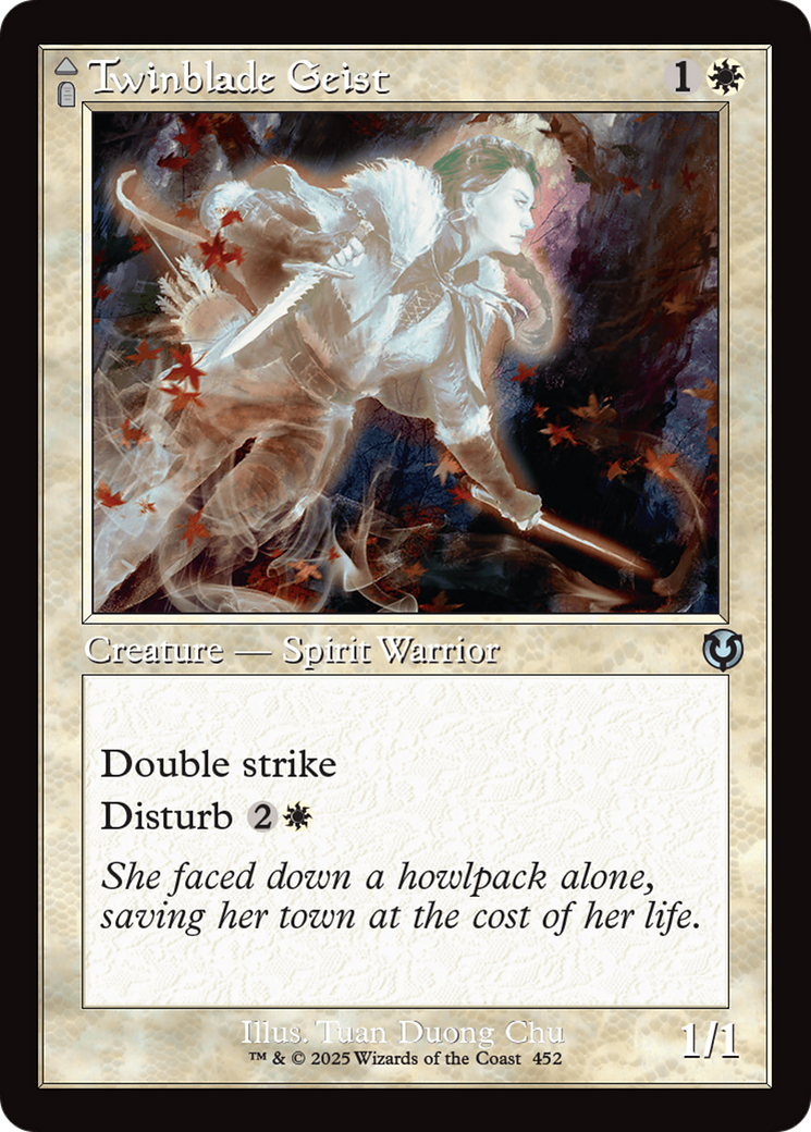 Twinblade Geist (Retro Frame) (INR-452) - Innistrad Remastered-1