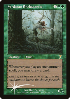 Verduran Enchantress (7ED-280) - 7th Edition Foil-1