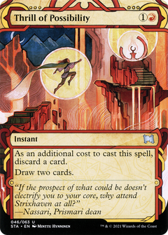Thrill of Possibility (STA-046) - Strixhaven Mystical Archive: (Showcase) (Borderless)-1
