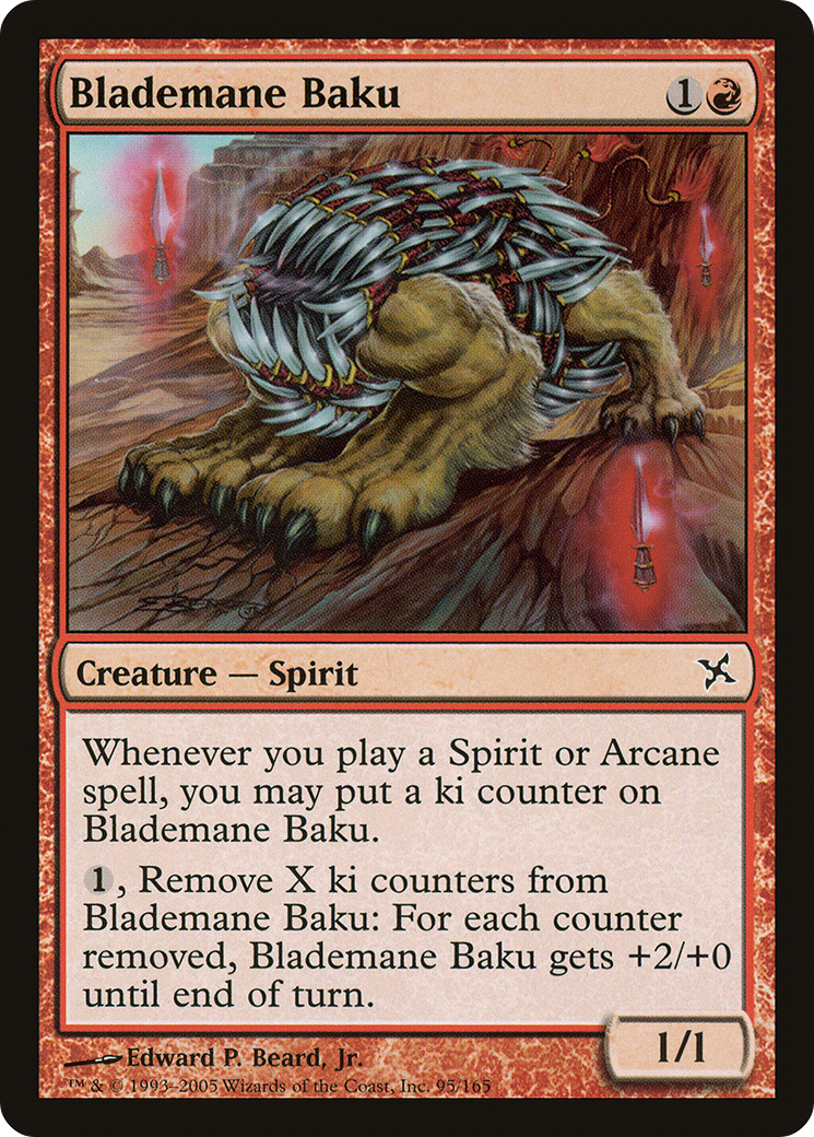 Blademane Baku [Betrayers of Kamigawa]-1