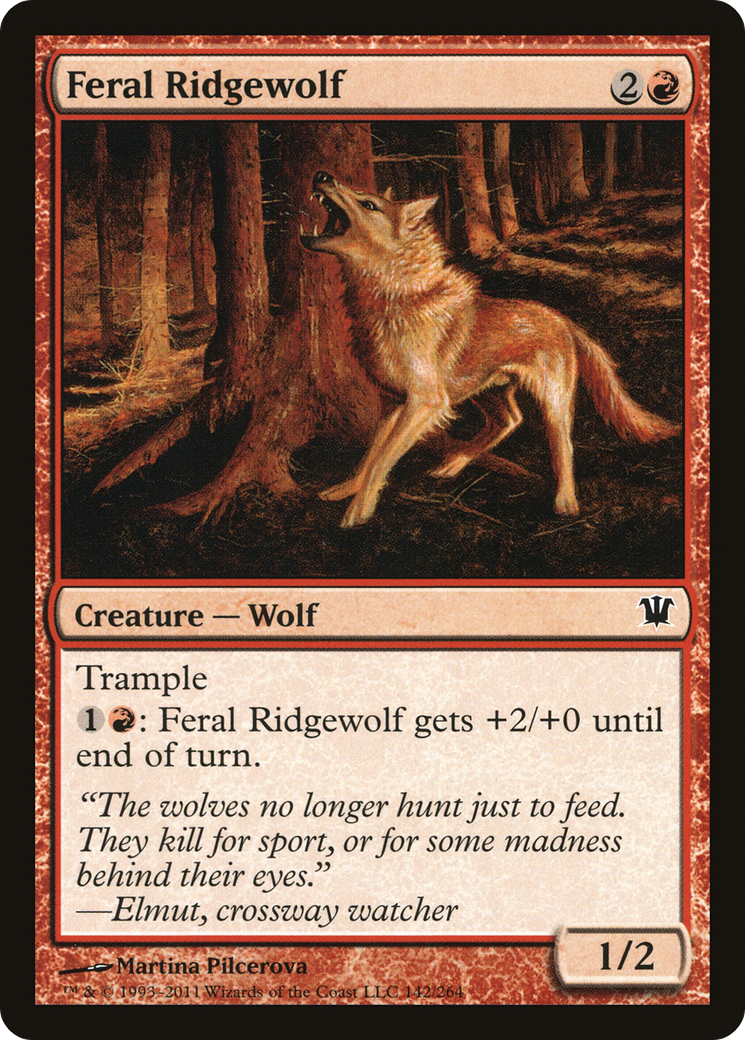 Feral Ridgewolf [Innistrad]-1