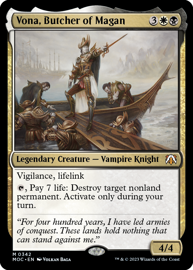 Vona, Butcher of Magan [March of the Machine Commander]-1