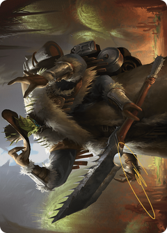 Hardbristle Bandit // Hardbristle Bandit (AOTJ-013) - Outlaws of Thunder Junction Art Series (Borderless)-3