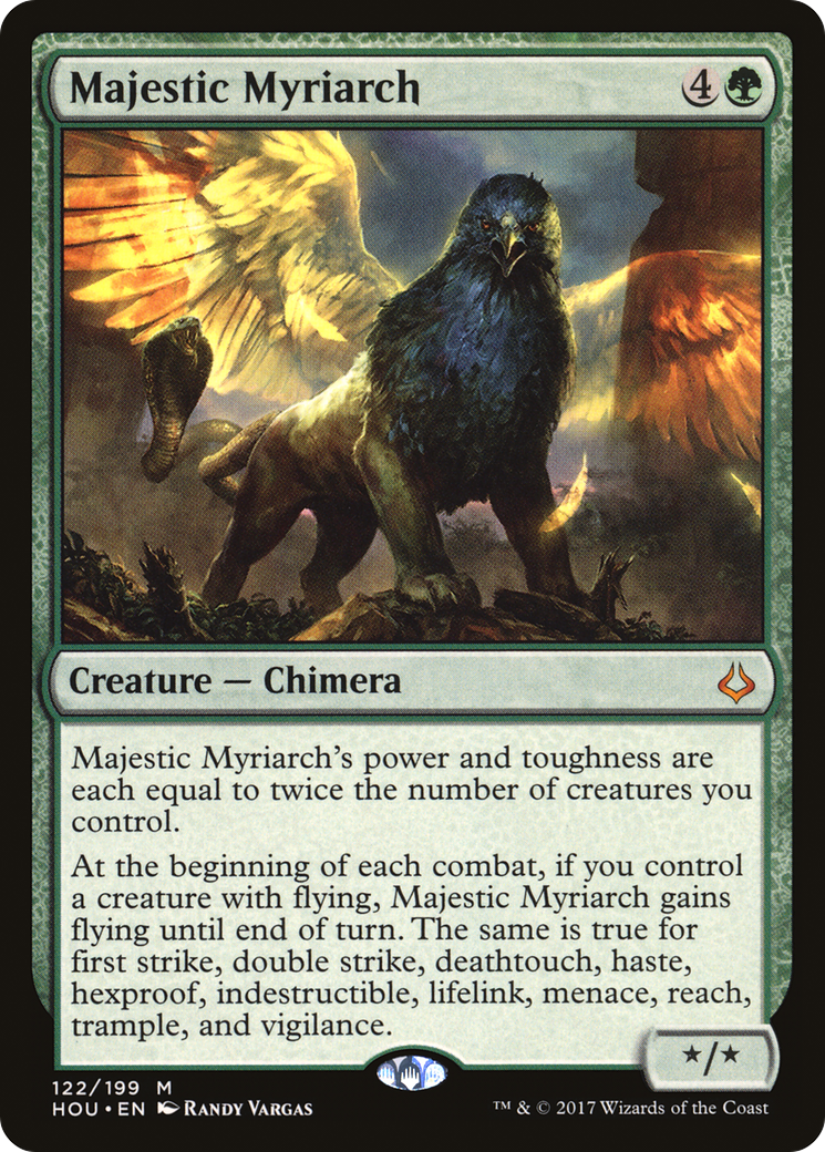 Majestic Myriarch [Hour of Devastation]-1