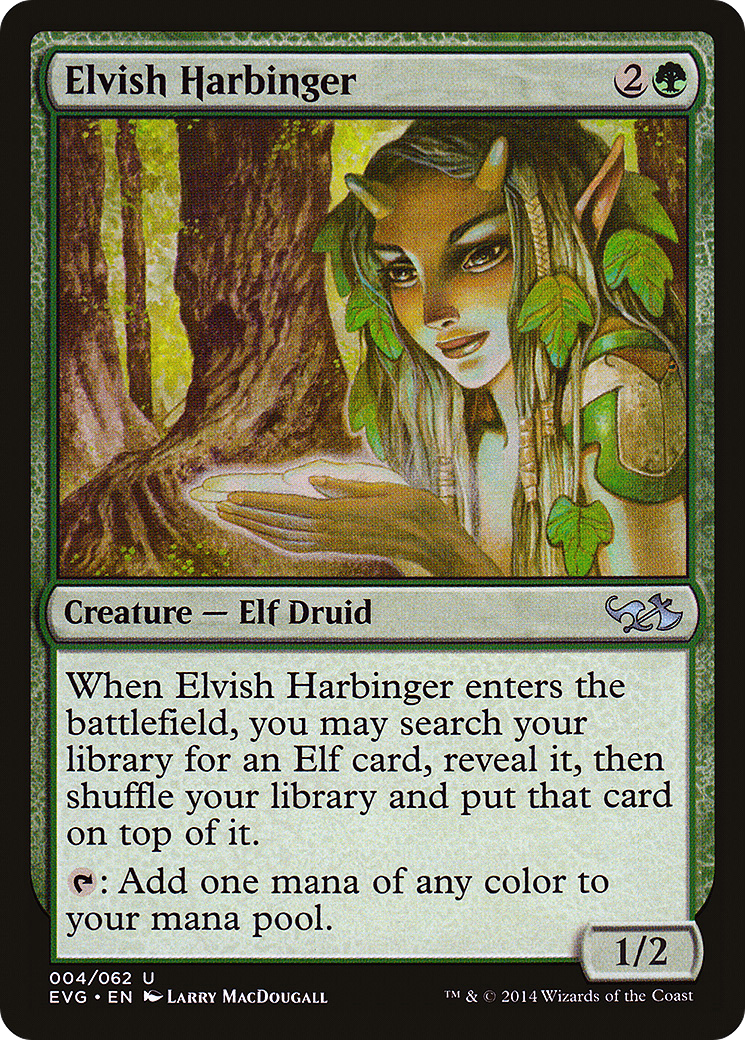 Elvish Harbinger (Elves vs. Goblins) [Duel Decks Anthology]-1