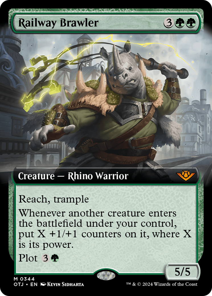 Railway Brawler (Extended Art) [Outlaws of Thunder Junction]-1