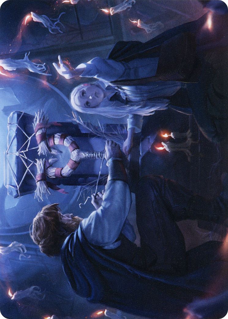 Faithful Mending // Faithful Mending (AMID-060) - Midnight Hunt Art Series (Borderless) Foil-1