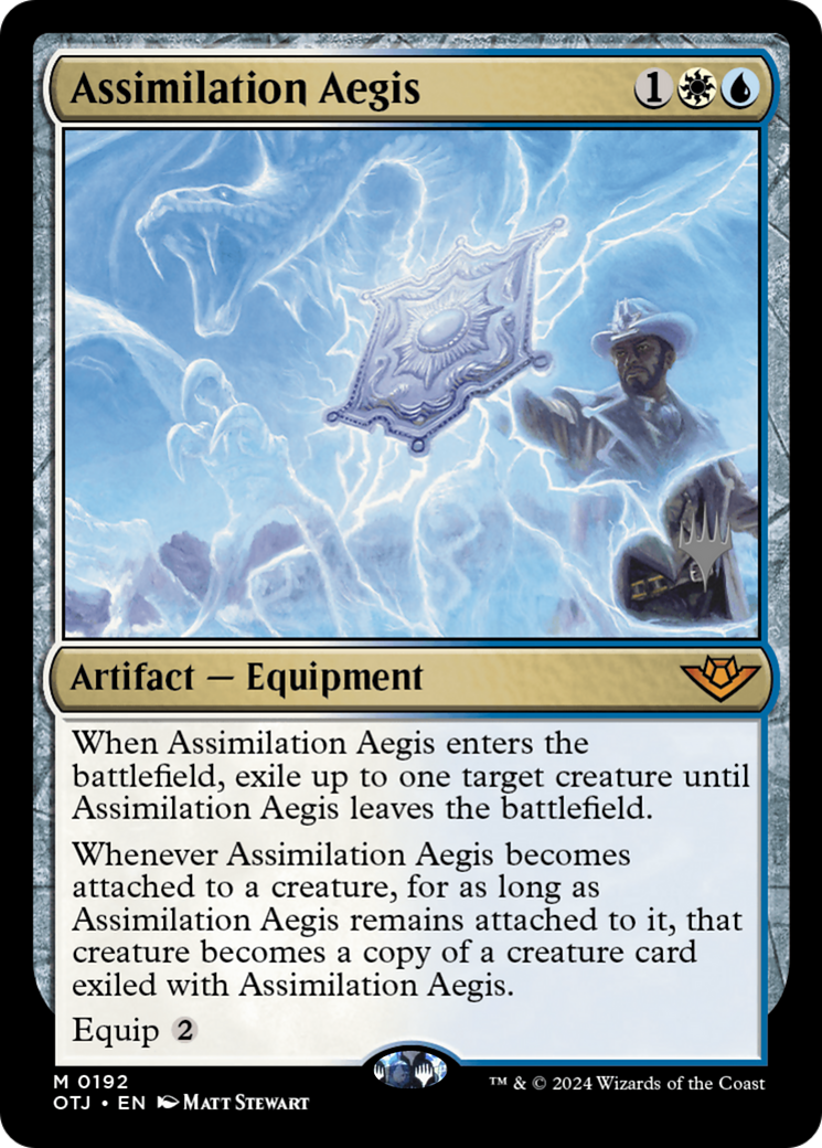 Assimilation Aegis (Promo Pack) [Outlaws of Thunder Junction Promos]-1