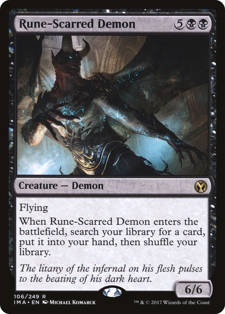 Rune-Scarred Demon [Iconic Masters]-1