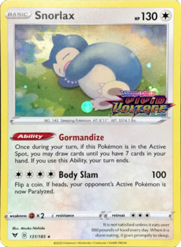 Snorlax (131/185) [Sword & Shield: Black Star Promos]-1