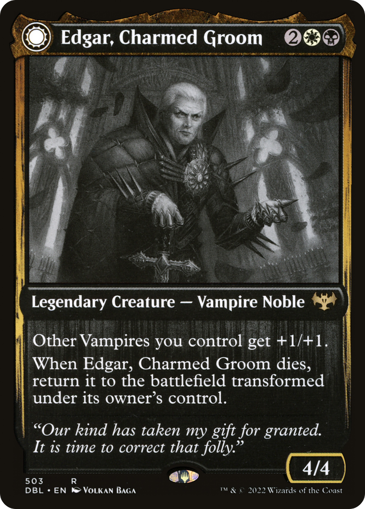 Edgar, Charmed Groom // Edgar Markov's Coffin [Innistrad: Double Feature]-3